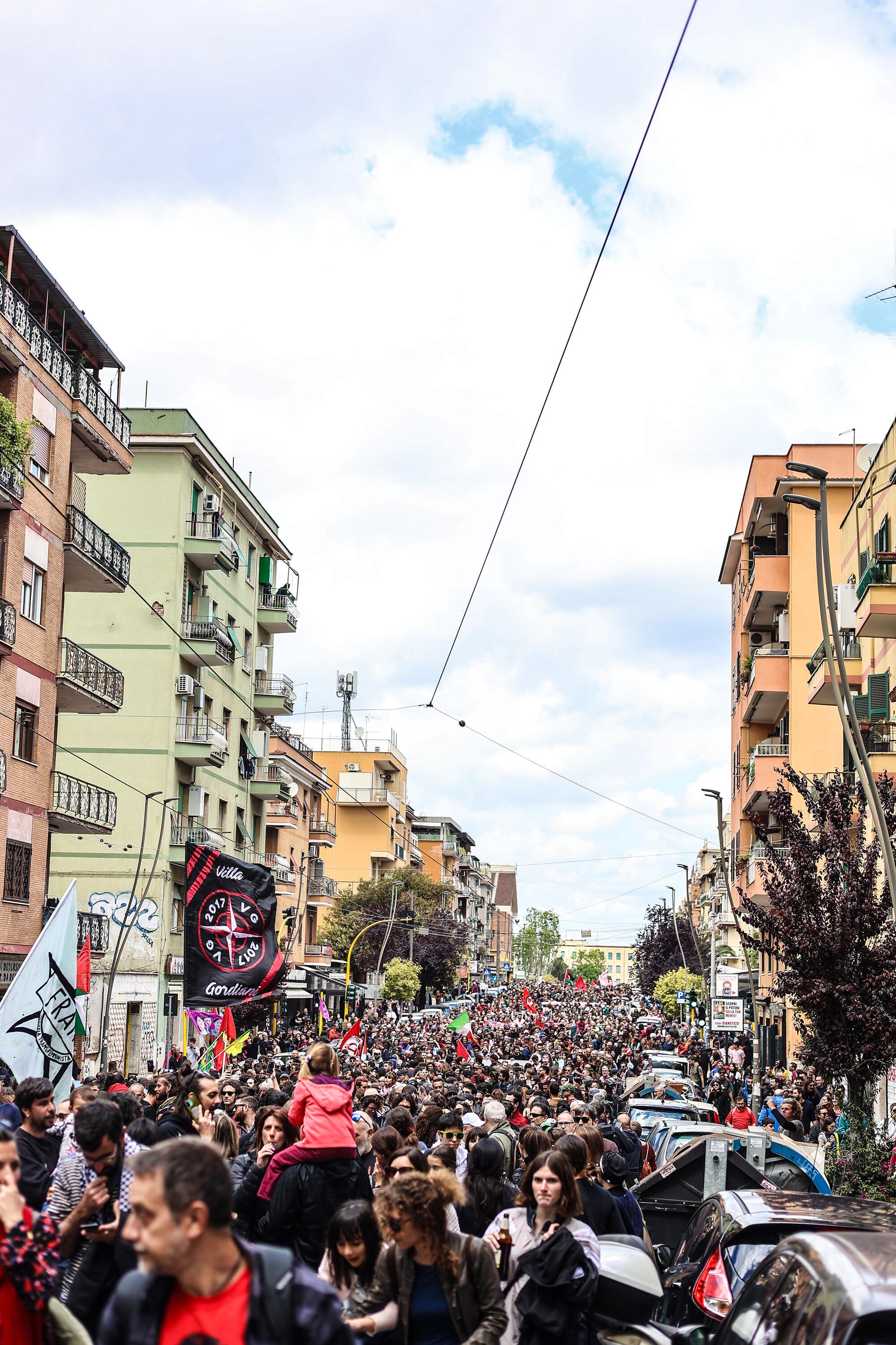 Manifestación antifascista en Roma - 14